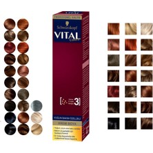 Schwarzkopf Vital Saç Boyası 5-68 Koyu Bronz Kahve 2AD. Oksidan 20VOL 2AD