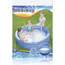 Bestway 62008 Pompasıyla -Bestway 51024, 3 Boğum Çocuk Havuzu, 102X25 cm