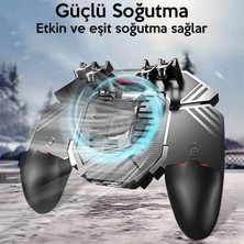 Memo AK77 1200 Mah Fanlı Dört Tetik Mobil Oyun Aparatı - Pubg AL-34067