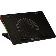 Inca Arrax Iı INC-609TGS 13-17" Siyah 2x Rgb Fanlı Notebook Soğutucu