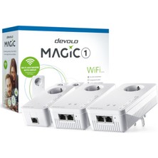 Devolo 8374 Magic 1 WiFi 1200 Mbps - Kablosuz Powerline Menzil Genişletici Çoklu Oda Kiti