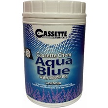 CASSETTE CHEMICALS Karavan Tekne Tuvalet Kimyasalı Aqua Blue Suda Çözünebilir Paket Kasetli Portatif Tuvalet Atık Parçalayıcı Koku Giderici