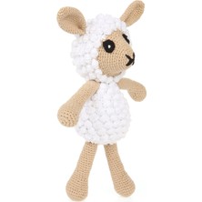 İzmit Çınar Kadın Kooperatifi Amigurumi Organik Elişi Sevimli Minik Kuzu Oyuncak