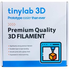 TinyLab 3D 1.75mm 1000gr Altın PLA Filament 190-220°C Baskı Sıcaklığı - Yüksek Kalite, Çevre Dostu, Mükemmel Yapışma ve Pürüzsüz Yüzey