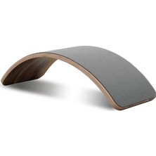 Wavy Board Amerikan Ceviz Laminant Yüzey Gri  Renk Keçeli Denge Tahtası