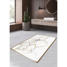 Ardizayn Deluxe Platin 70 x 120 cm. Kaymaz Taban Banyo Halısı, Paspası