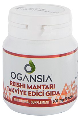 Ogansia Reishi Mantarı Takviye Edici Gıda 600 mg 60 Tablet