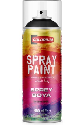 Colorium Ral 9005 - Mat Siyah - Sprey Boya / 400ML