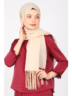 Miray Miray Bej Simli Abiye Şal