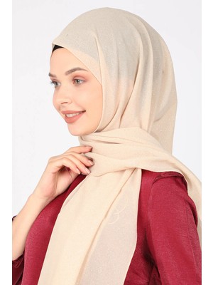 Miray Miray Bej Simli Abiye Şal