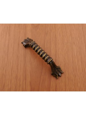 Azm Hırdavat Metax Lale Antik Kulp Antik Sarı 64 mm