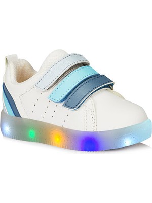 Vicco Sun Renkli Işıklı Çocuk Cırtlı Sneaker 220.21Y.212