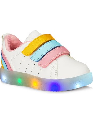 Vicco Sun Renkli Işıklı Çocuk Cırtlı Sneaker 220.21Y.212