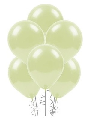 Pazariz Balon 100 Adet Metalize Balon Metalik Balon Beyaz 16 Inç