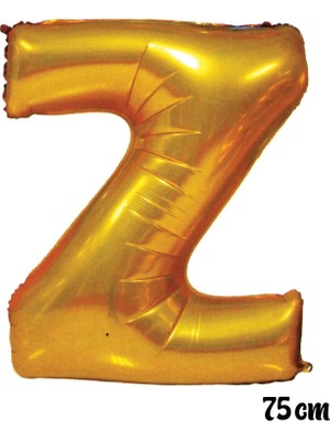 Pazariz  75 cm Z Harfi Folyo Balon Altın