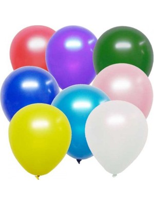 Pazariz  Karışık Renkli Metalik Balon