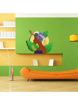 Kt Grup Yerel Kadın Silüeti Duvar Sticker