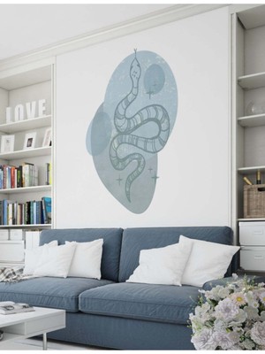 Kt Grup Boho Snake Duvar Sticker