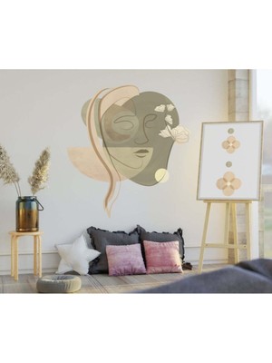 Kt Grup Boho Çiçek Tanrıçası Duvar Sticker