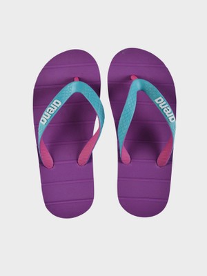 Arena Eddy Jr Kadın-Çocuk Mor Terlik Polybag 001950115 Hafif Yapı ile Konforlu Tasarım