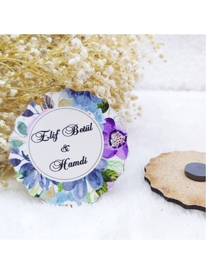 Hayaller Dükkanı 30 Adet Buzdolaboı Magnet Nişan Liği