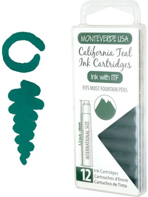 Monteverde Dolma Kalem Kartuşu California Teal G305CT