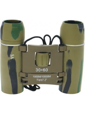 Nikula 30X60 Cepte Taşımalı Kauçuk Kaplamalı Av Dürbünü Mini Dürbün Mercekli Başlangıç Dürbünü Askeri Model