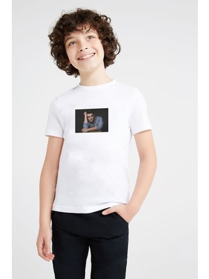 Qivi Riverdale Kevin Keller Baskılı Unisex Çocuk Beyaz T-Shirt