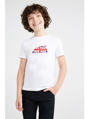 Qivi Arctic Monkeys Baskılı Unisex Çocuk Beyaz Tshirt