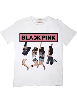 TakeTshirt Blackpink Çocuk Tişört Beyaz Unisex