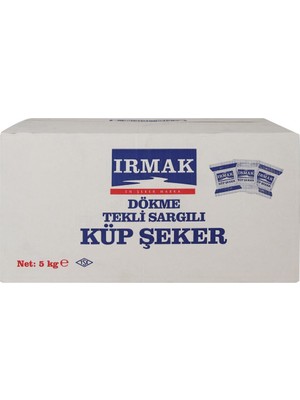 IRMAK 5 kg Tek Sargılı Küp Şeker Doğal İçerik ile Geleneksel Tarifle Üretilmiştir