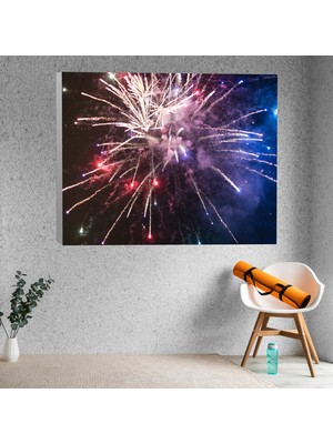 Deko Gonya Gökyüzü Parıltı Temalı Dekoratif Kanvas Tablo