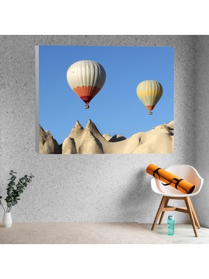 Deko Gonya Kapadokya Manzaralı Dekoratif Kanvas Tablo