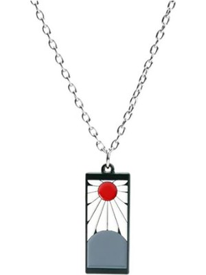 Alp Collection Bybag Naruto Anime Sharingan Uzamaki Kunai Gri Metal Zincirli Kolye