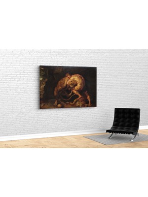 Tablo 360 Pieter Paul Rubens- Heracles And The Nemea Lion Kanvas Tablo