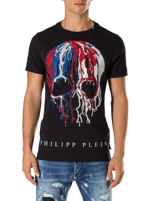 Philipp Plein Erkek T-Shirt Siyah Renk - Size Medium