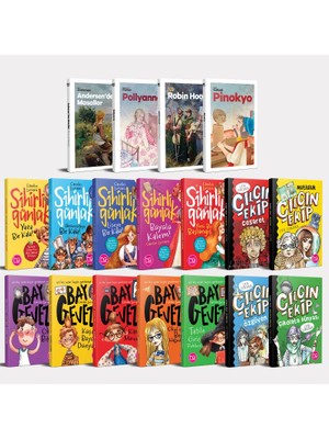 Halk Kitabevi Çok Sevilen Çocuk Maceraları Seti - 14+4 Kitap