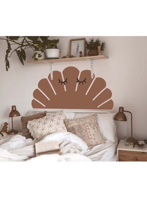 Kt Grup Bohem Yarım Güneş Özel Tasarım Duvar Sticker