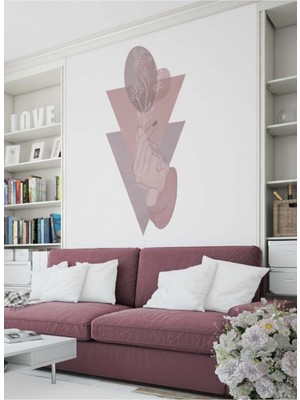 Kt Grup Boho Soyut Sanat  Duvar Sticker
