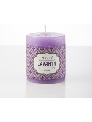 MİSSİ 7X8 LİLA MUM