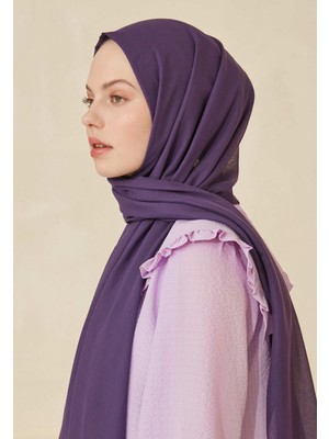 Fresh Scarfs Ince Pamuk Vual Sal Violet