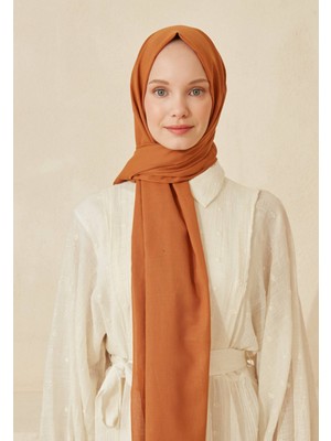 Fresh Scarfs Ince Pamuk Vual Sal Camel