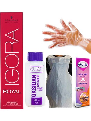Igora Royal 7-65 Kumral-Çikolata Altın-Oksiden 20 Volum