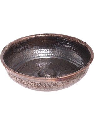 Bazaar 4 Hamam Tası Osmanlı Motifli Nostaljik  Antik Bakır