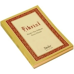 Risale-i Nur Külliyatı Konu Fihristi