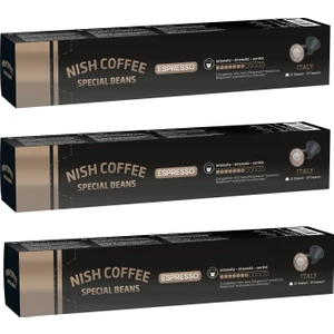 Nish Kahve Nespresso Uyumlu Kapsül Kahve 8 Italy x 3