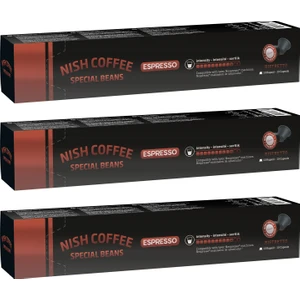 Nish Kahve Nespresso Uyumlu Kapsül Kahve 10 Ristretto x 3