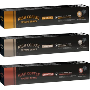 Nish Kahve Nespresso Uyumlu Kapsül Kahve 4 Smooth 8 Italy 10 Ristretto