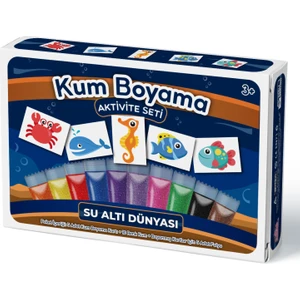 Kumbo Kum Boyama Su Altı Dünyası 2 Kum Boyama Aktivite Seti 5'li