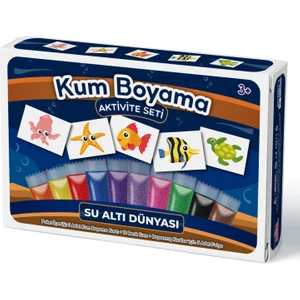Kumbo Kum Boyama Su Altı Dünyası | Kum Boyama Aktivite Seti 5'li